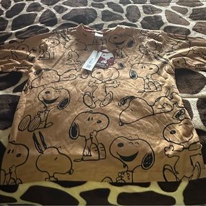 Zara peanuts girls shirt